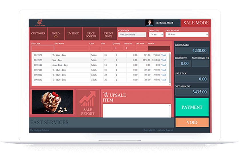 CORN POS Desktop Features